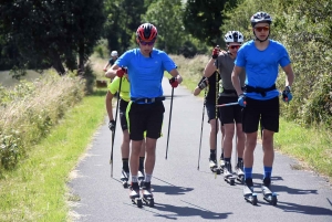 Montfaucon-en-Velay : la Via Fluvia comme terrain d&#039;entraînement de jeunes skieurs