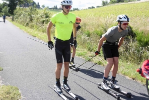 Montfaucon-en-Velay : la Via Fluvia comme terrain d&#039;entraînement de jeunes skieurs