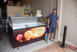 Un snack a été créé au bord de la plage