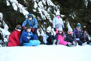 Dix collèges sur le raid neige au chalet de Raffy dans le Meygal