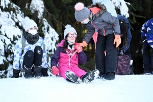 Dix collèges sur le raid neige au chalet de Raffy dans le Meygal