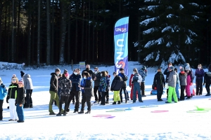 Dix collèges sur le raid neige au chalet de Raffy dans le Meygal