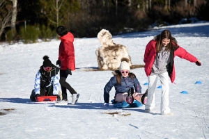 Dix collèges sur le raid neige au chalet de Raffy dans le Meygal