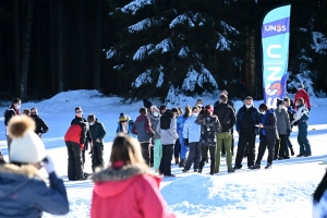 Dix collèges sur le raid neige au chalet de Raffy dans le Meygal