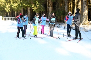 Dix collèges sur le raid neige au chalet de Raffy dans le Meygal