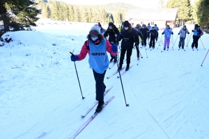 Dix collèges sur le raid neige au chalet de Raffy dans le Meygal