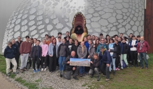 Monistrol-sur-Loire : sortie géologie pour des lycéens du &quot;Château&quot;