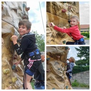 Journée escalade à l&#039;École Sacré-Cœur Jeanne d&#039;Arc de Saint-Maurice-de-Lignon