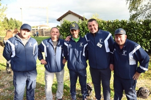 Les quatre dernières triplettes de pétanque qualifiées à La Chapelle-d&#039;Aurec