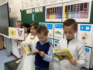 Saint-Maurice-de-Lignon : les CP de l&#039;école Claudie Haigneré, 100 jours d&#039;école fêtés