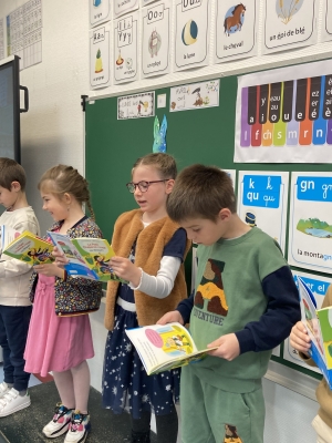 Saint-Maurice-de-Lignon : les CP de l&#039;école Claudie Haigneré, 100 jours d&#039;école fêtés