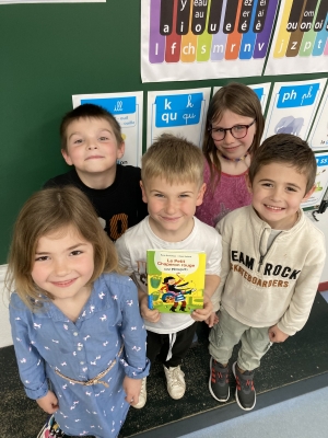 Saint-Maurice-de-Lignon : les CP de l&#039;école Claudie Haigneré, 100 jours d&#039;école fêtés