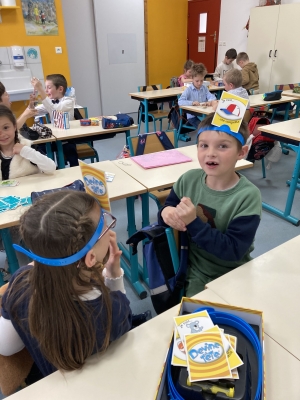 Saint-Maurice-de-Lignon : les CP de l&#039;école Claudie Haigneré, 100 jours d&#039;école fêtés