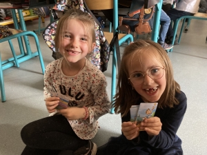 Saint-Maurice-de-Lignon : les CP de l&#039;école Claudie Haigneré, 100 jours d&#039;école fêtés