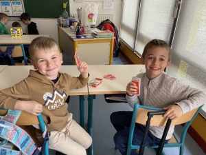 Saint-Maurice-de-Lignon : les CP de l&#039;école Claudie Haigneré, 100 jours d&#039;école fêtés