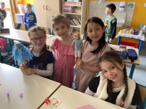 Saint-Maurice-de-Lignon : les CP de l&#039;école Claudie Haigneré, 100 jours d&#039;école fêtés