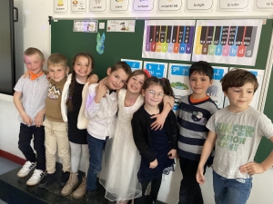 Saint-Maurice-de-Lignon : les CP de l&#039;école Claudie Haigneré, 100 jours d&#039;école fêtés