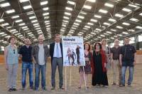 Les organisateurs réunis dans le manège du lycée George-Sand qui se transformera en salle de spectacle pour l&#039;occasion.