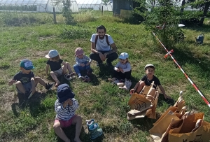 Une sortie aux Jardins de Cocagne pour les Marmousets de Monistrol