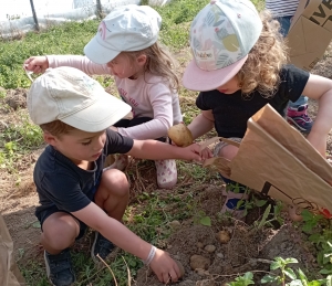 Une sortie aux Jardins de Cocagne pour les Marmousets de Monistrol