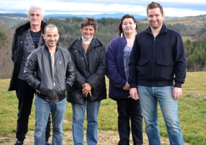 Raymond Garnier, Eric La Marca, Roselyne Peyrard, Christelle Neau, Mickaël Peyroche