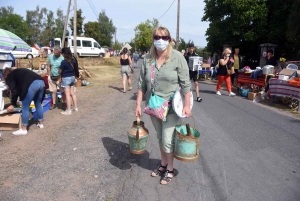 Yssingeaux : le village de &quot;Versilhac&quot; occupé par le vide-greniers ce 14 juillet