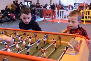 Bas-en-Basset : les structures gonflables prises d&#039;assaut au gymnase