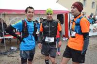 Le podium des 35 km : Jérôme Durieu, Anthony Cottier et Guillaume Lacassagne.