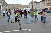 Les coureurs ont été encouragés sur tout le parcours.