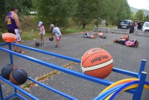 Bas-en-Basset : cinq enfants pour la première séance de baby basket