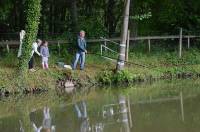 La pêche était possible sur l&#039;étang.