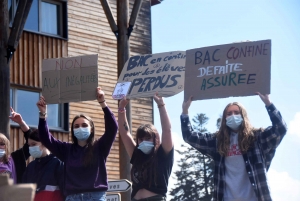 Yssingeaux : les lycéens réclament le contrôle continu pour le bac