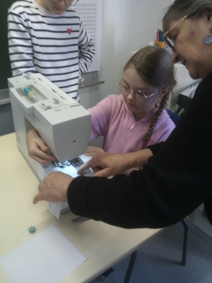 Les Villette : broderie et patchwork à l&#039;école publique de Trevas