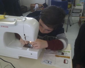 Les Villette : broderie et patchwork à l&#039;école publique de Trevas