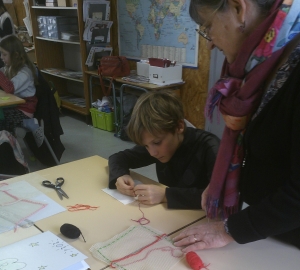 Les Villette : broderie et patchwork à l&#039;école publique de Trevas