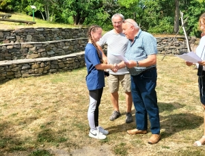 Retournac : le dernier chantier de jeunes des Sucs mené au château d&#039;Artias