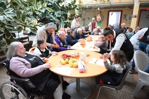 Lantriac : enfants et aînés partagent les saveurs à l&#039;Ehpad