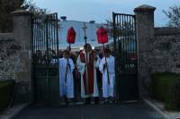 Sainte-Sigolène : la procession des pénitents blancs en images