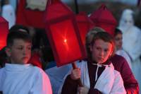 Sainte-Sigolène : la procession des pénitents blancs en images