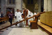 Sainte-Sigolène : la procession des pénitents blancs en images