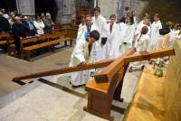 Sainte-Sigolène : la procession des pénitents blancs en images