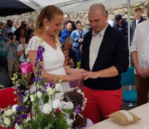 Mariage : Anaïs et Patrice à Saint-Pierre-Eynac