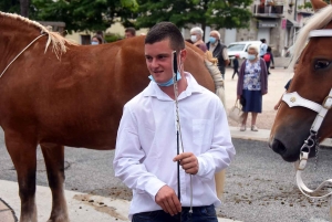 Yssingeaux : le concours de chevaux lourds a conquis le centre-ville