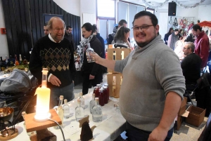 Beauzac : le marché de Noël s&#039;est ouvert aux produits gastronomiques