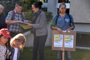 Sainte-Sigolène : 100 manifestants marchent pour le climat