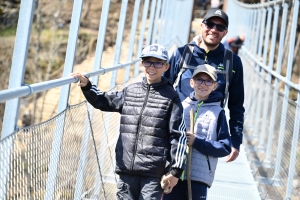 Une fréquentation sensationnelle sur la passerelle himalayenne des gorges du Lignon (vidéo)