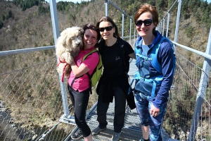 Une fréquentation sensationnelle sur la passerelle himalayenne des gorges du Lignon (vidéo)