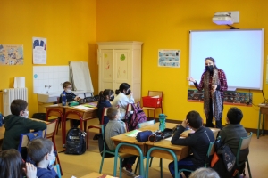 L&#039;équipe de La Comédie en résidence fait étape dans les écoles et au ciné