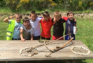 Dunières : vélo et land art pour les écoliers de Saint-Joseph