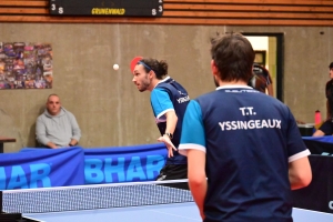 Tennis de table, R2 : Yssingeaux accroché par Monistrol/Sainte-Sigolène